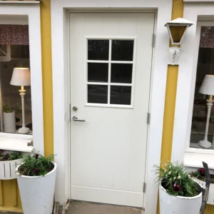 WK Byggtorg Emådörren Stranden Glas