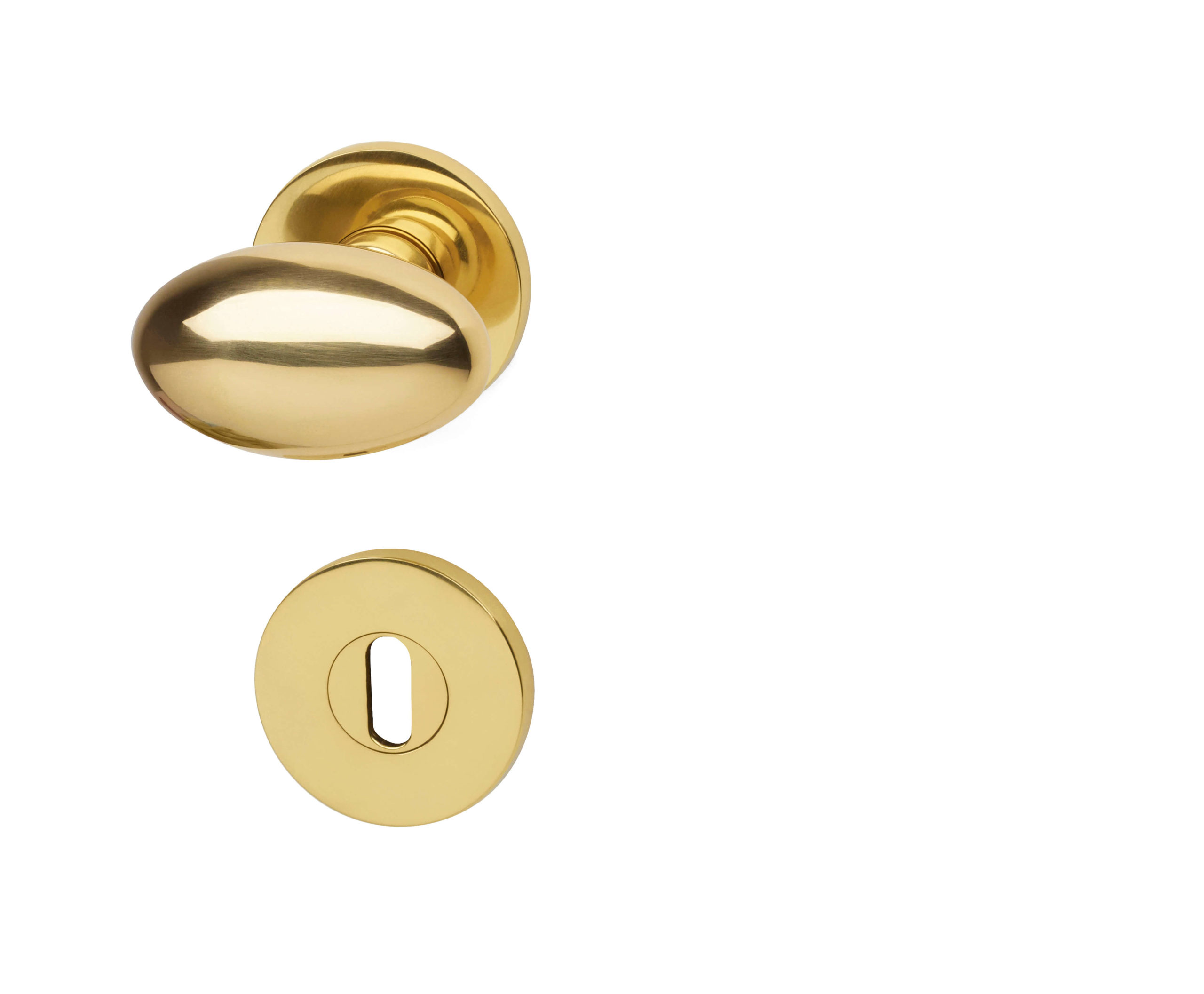 Dörrhandtag A79-777 Polerad mässing