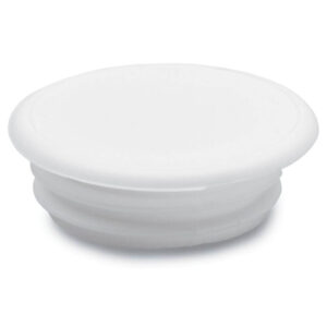 Täcklock plast FAST Täcker hål vid karminfästningar. Ytterdiameter 19 mm. Burk.