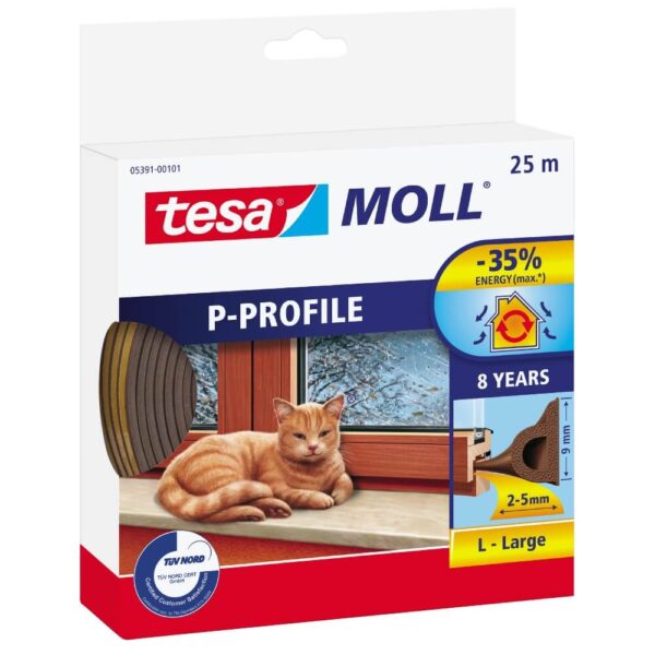 TÄTLIST P-LIST BRUN 25M TESA