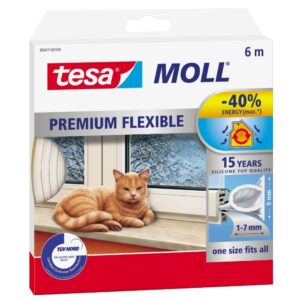 Tätlist silikon vit 6m TESA