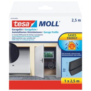 Tätningslist garage 2,5m svart