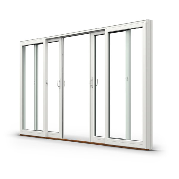 NorDan Ntech parskjutdörr trä aluminium