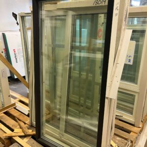 OUTLET Fast fönster Trä/Alu 8x16 Grå ID: 79215