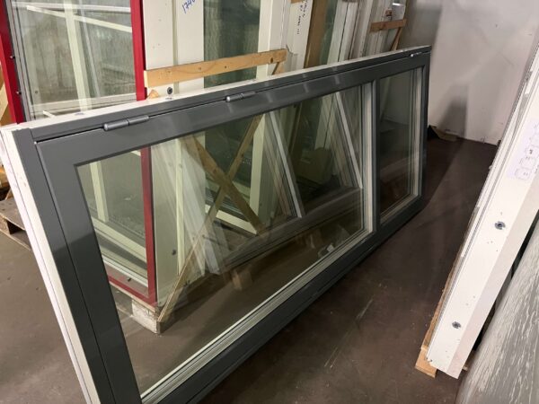 OUTLET Fönsterdörr Trä/Alu 10x22 Grå ID: 79248