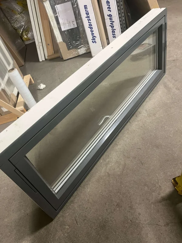 OUTLET Vridfönster Trä/Alu 16x5 Grå ID: 79362