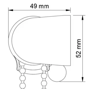 WK Byggtorg Rullgardin M28 Standard Mått