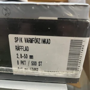 WK Byggtorg OUTLET Gunnebo Fastening Spik 2,8x50