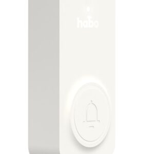 Tryckknapp Ringklocka Habo Nordic Vit