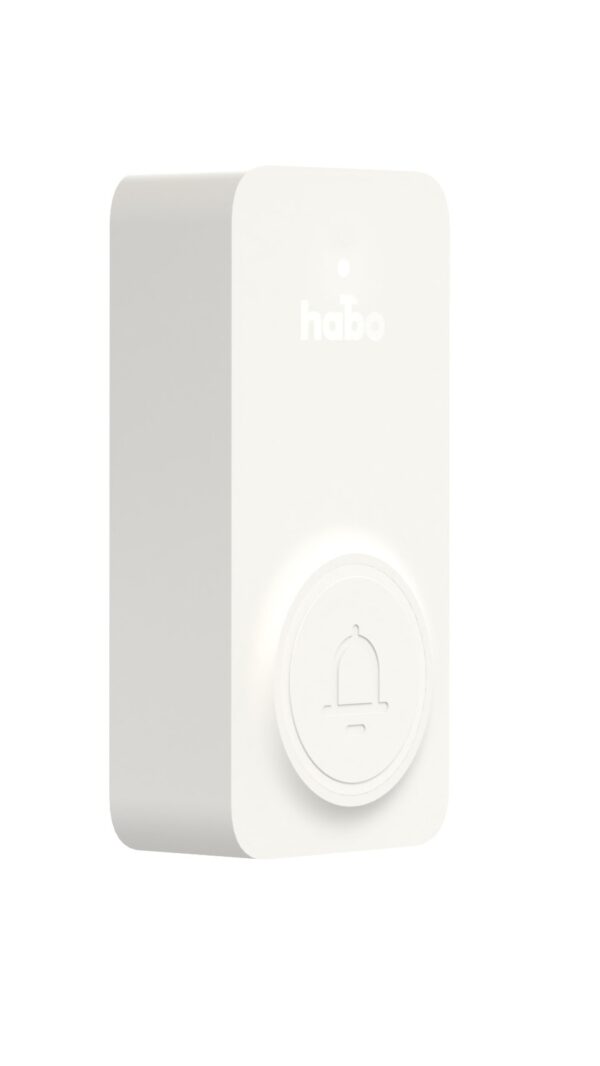 Tryckknapp Ringklocka Habo Nordic Vit