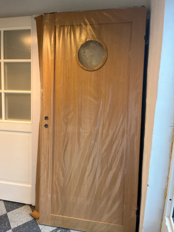 OUTLET Innerdörr Ek Runt glas