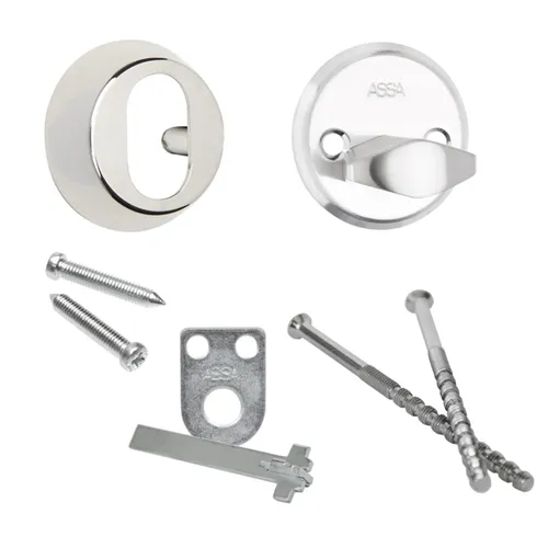 Cylinderbehör ASSA 256 Mattkrom
