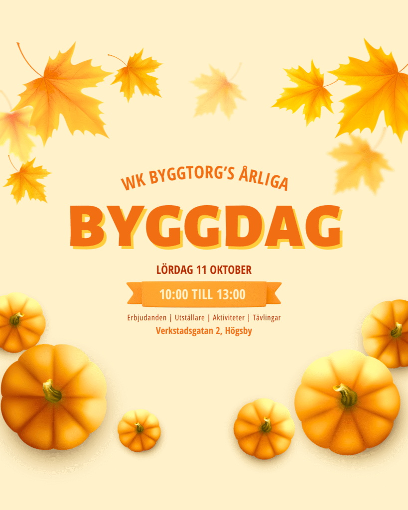 BYGGDAG PÅ WK BYGGTORG