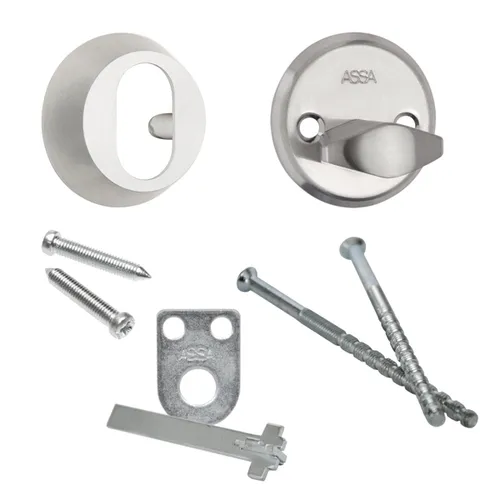 Cylinderbehör ASSA 256 Mattkrom