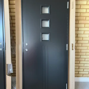 OUTLET Ytterdörr Svart 9x21 ID 84908