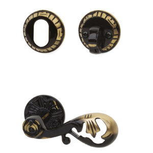 Dörrhandtag inkl. cylindervredsats A4472+1472-1473 Antiklack