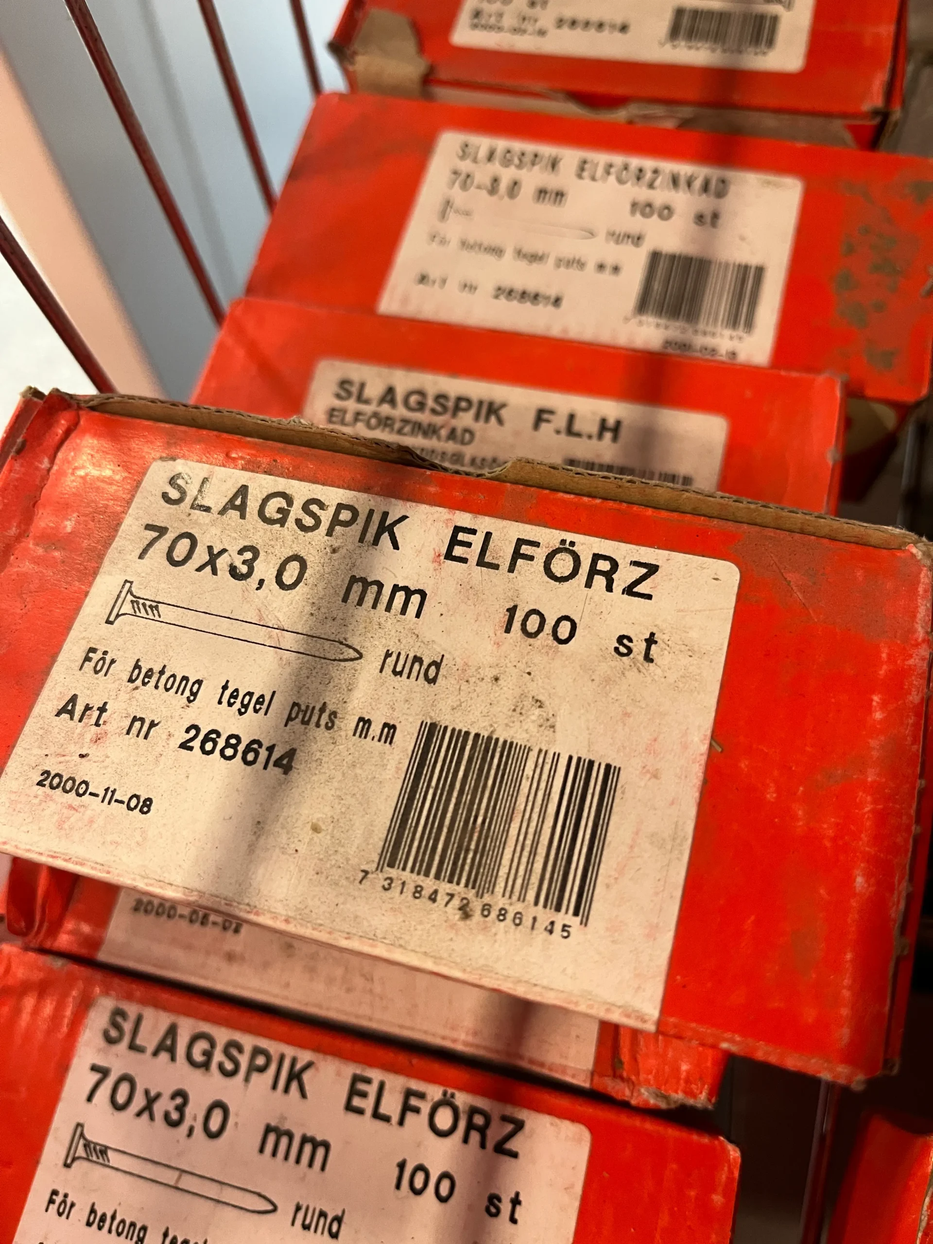 Slagspik 70x3,5mm