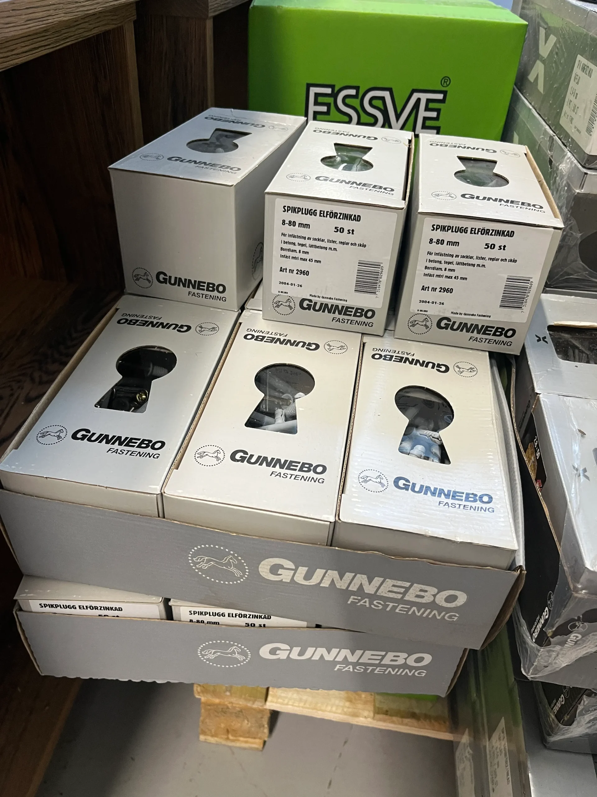 OUTLET Spikplugg 8x80 Gunnebo