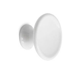 Knopp Aron Plast Vit 2-pack